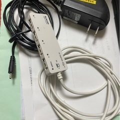 ELECOM USBハブ USB2.0対応 4ポート  U2H-EG4SWHの画像