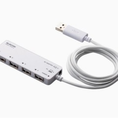 ELECOM USBハブ USB2.0対応 4ポート  U2H-EG4SWHの画像