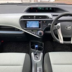❗金利０％❗メモリーナビ フルセグ バックカメラ ETC  走行距離90500km🎄新規車検2年🎄トヨタ アクア Ｓ🎉の画像