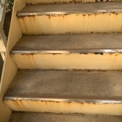 鉄骨階段の塗装工事