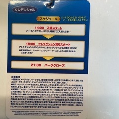 11/18 金  USJ貸切ナイト 1名分の画像