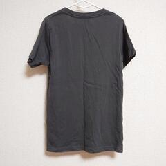 【140cm】古着 子供服 半袖 Tシャツ 男の子 カッコいい 英字 骸骨の画像