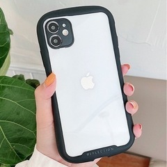 iPhone11ケース ブラック　iFace風の画像