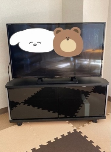【取引中】32型テレビ(SONY)\u0026テレビ台 セット