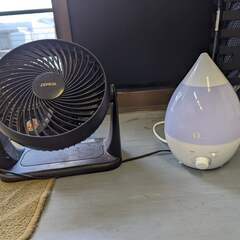 サーキュレーターと加湿器　差し上げます。