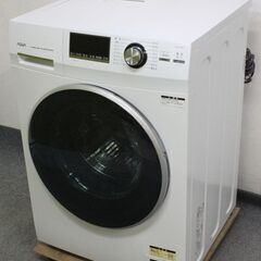 AQUA アクア Hot Water Washing AQW-FV800E ドラム式 全自動洗濯機 洗濯8kg 中古家電 店頭引取歓迎 R6621)