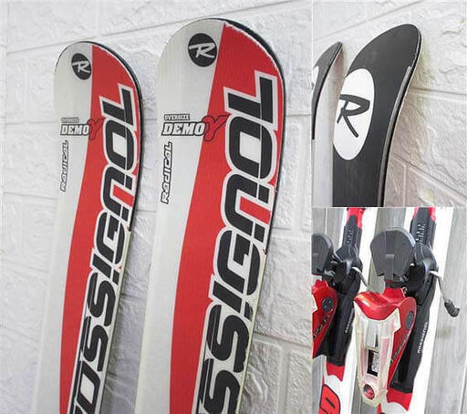 ss4238 ロシニョール ジュニア スキー2点セット 155cm 白