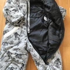 【11/21掲載終了します】子供用　モコモコつなぎ　サイズ90の画像