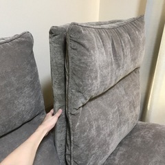 11/10AM受付まで！2人掛け　ローソファの画像