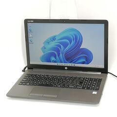 保証付 日本製 15.6型 ノートパソコン HP 250 G7 中古良品 第7世代 Core i3 8GB DVDマルチ Webカメラ Windows11 Office済 即使用可能