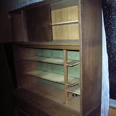 昭和レトロ家具 食器棚【詳細を読んでから問い合わせしてください】の画像