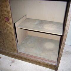 昭和レトロ家具 食器棚【詳細を読んでから問い合わせしてください】の画像