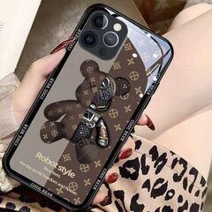 ★ありがとうございました(^^)★500円★iPhone12Promaxケース★キャラクター / ブラウン★USED / 使用品★の画像