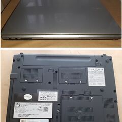 済み_Win11も可【値下げx2】Windows10　Core i5 2.6GHz NEC VersaPro VK26MB-F ノートパソコン 4GB OFFICE2010 STARTERの画像
