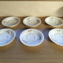 レトロ！！BONE CHINA ティーカップ＆ソーサー 新品未使用品の画像