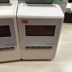 タイムレコーダー2台まとめての画像