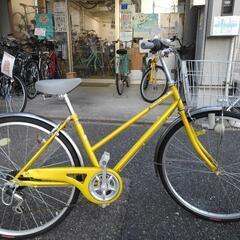 中古自転車２２８３　前後タイヤ新品！　２６インチ　６段ギヤ　LE...