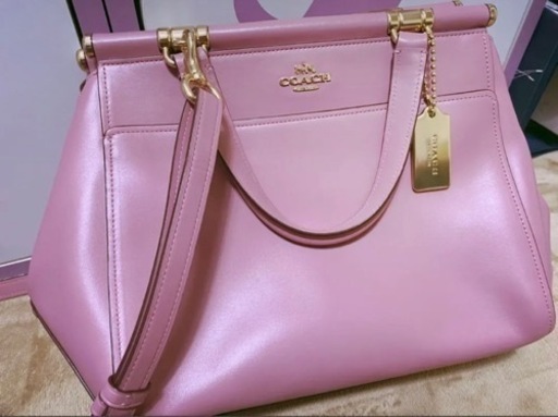 COACH ピンク ハンドバッグ ショルダーバッグ