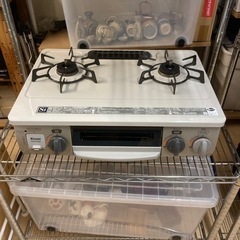 安心の一ヶ月保証　美品　リンナイ コンパクトガステーブル 水無し...