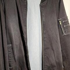 黒色　メンズブルゾン　LL【ワンコイン】の画像