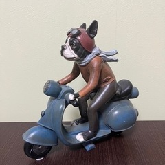 値下げしました　フレンチブルドッグ　置き物　ビンテージ風
