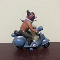 値下げしました　フレンチブルドッグ　置き物　ビンテージ風の画像
