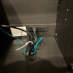 食器棚　ブラックの画像