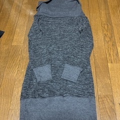 ワンピースチュニック　グレーの画像