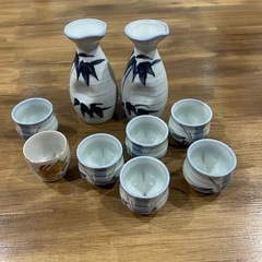 徳利1合・2本と御猪口7個
