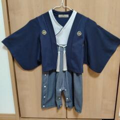 羽織袴風ロンパース　足袋風靴下　サイズ90  ベビー服　赤ちゃん