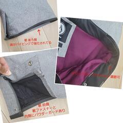 【追加写真】VOLCOM ボルコム スノーボード パンツ レディース グレー グレイ 無地Lの画像
