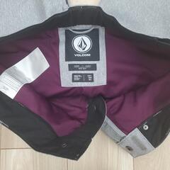 【追加写真】VOLCOM ボルコム スノーボード パンツ レディース グレー グレイ 無地Lの画像