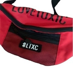 Lovetoxic ラブトキ ★ 斜め掛け ウエストポーチ ★ 赤 美品の画像