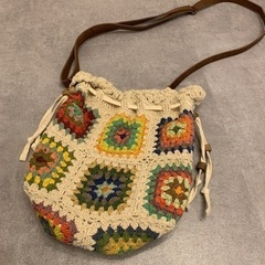 【美品】Hammock人気の巾着バッグ＊ レトロ感