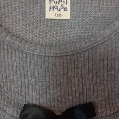 ピューピルハウスの長袖カットソー　130　子供服　メゾピアノ好きな方にの画像