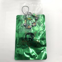 Evae mob (エバーモブ) / SALUTE (サルーテ)Accessory (スマイリー ネックレス ブルー アクセサリー 青 フラワー バタフライ) "*EVAE+ SMILEY NECKLACE [BLUE]"の画像
