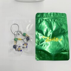 Evae mob (エバーモブ) / SALUTE (サルーテ)Accessory (スマイリー ネックレス ブルー アクセサリー 青 フラワー バタフライ) "*EVAE+ SMILEY NECKLACE [BLUE]"の画像