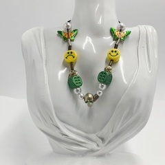 【Evae mob (エバーモブ) / SALUTE (サルーテ)】 NECKLACE (スマイリークリスマスリミテッドネックレス) "*EVAE+ SMILEY CHRISTMAS LIMITED NECKLACE"の画像