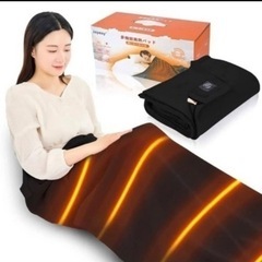 【新品未使用】寝袋型電気毛布　電気毛布　USB充電式