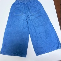 ワイドデニム　140cm の画像