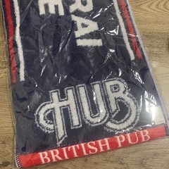 新品　サッカー日本代表×HUB  限定コラボ　マフラータオル