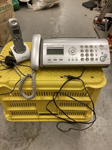 パナソニック Panasonic KX-PW503DL パーソナル ファックス ＦＡＸ おたっくす 子機付き 普通紙 電話機 ジャンクにてFAX電話機