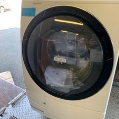 配送可能　日立 HITACHI BD-S8700L-W [ビッグドラムスリム ななめ型ドラム式洗濯乾燥機（10.0kg） 左開き 自動お掃除搭載 ピュアホワイト]