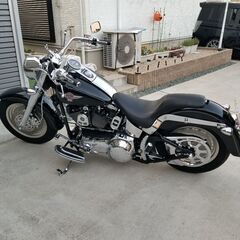 ハーレー　FLSTF 最終キャブ車　フルカスタムの画像