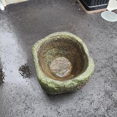 石の水受け？の画像