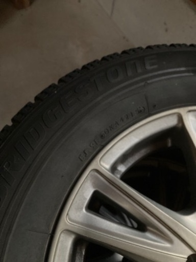 ブリヂストン　スノータイヤ　ステップワゴン使用