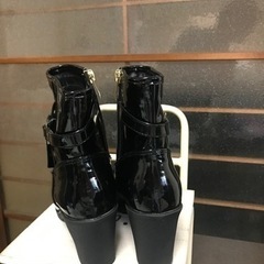 値下げしました)レインブーツ、美品、ヒールありの画像