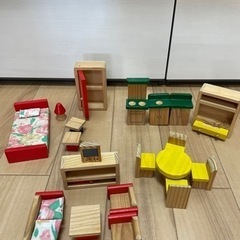 マザーグースの森　木のお家＆家具セットの画像