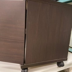 【即日対応可能】テレビ台　ブラック木目　使用感あり　円の画像