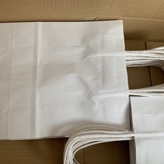 【未使用】紙袋23枚（無地）の画像